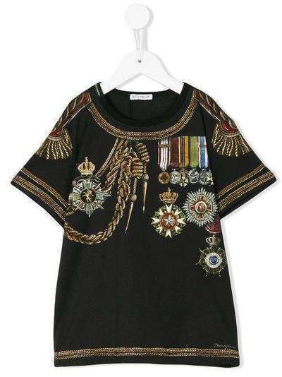Dolce & Gabbana Kids футболка с принтом L4JT5JG7LMI