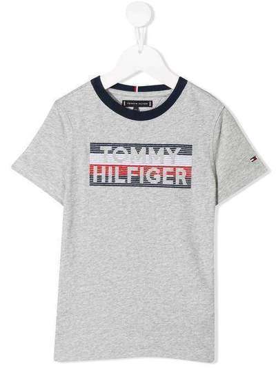 Tommy Hilfiger Junior футболка с вышитым логотипом KB0KB05208004