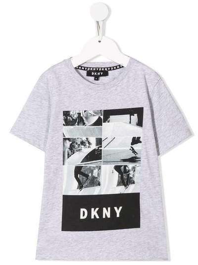 Dkny Kids футболка с графичным принтом D25C59A32