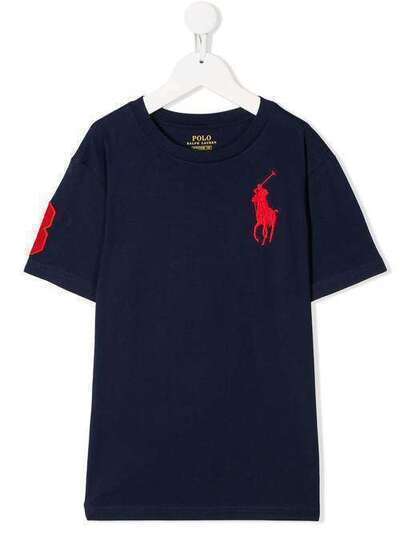 Ralph Lauren Kids футболка с вышитым логотипом 321770177
