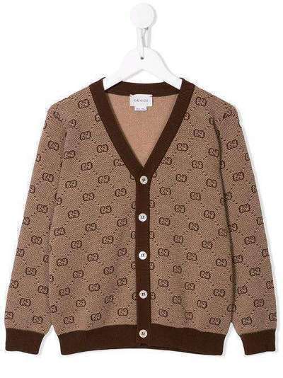 Gucci Kids кардиган с монограммой 574599XKASZ