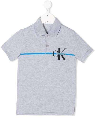 Calvin Klein Kids рубашка-поло с логотипом IB0IB00478