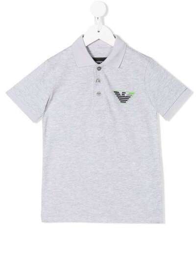 Emporio Armani Kids рубашка-поло с логотипом 3H4FJDZ8M5Z