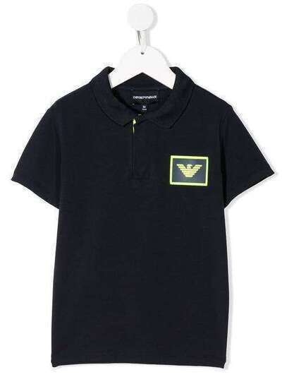 Emporio Armani Kids рубашка-поло с логотипом 3H4F901J37Z