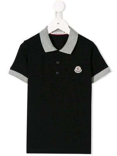 Moncler Kids рубашка-поло с логотипом 95483078508496W