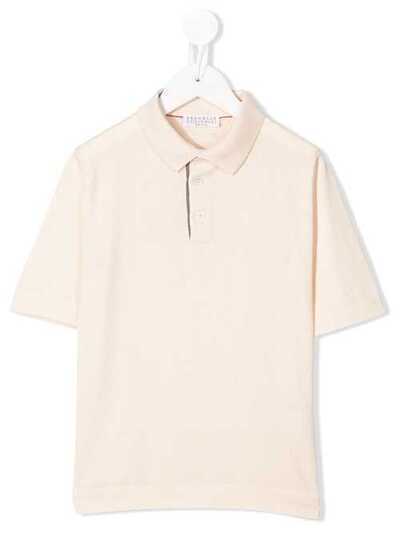 Brunello Cucinelli Kids рубашка-поло с короткими рукавами B29M84005A