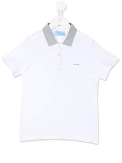 LANVIN Enfant рубашка-поло с логотипом 4L8110LD920