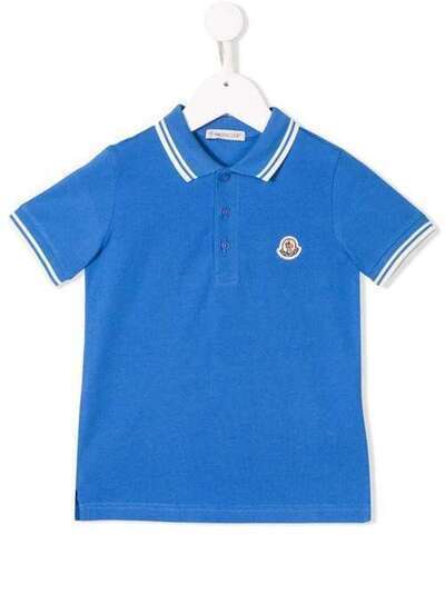 Moncler Kids рубашка-поло с логотипом 95483065058496W709