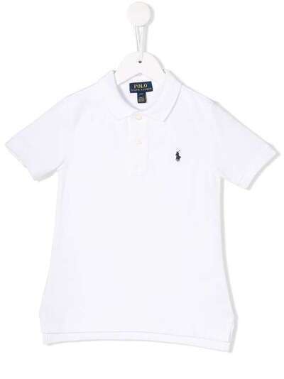 Ralph Lauren Kids рубашка-поло с вышитым логотипом 321603252
