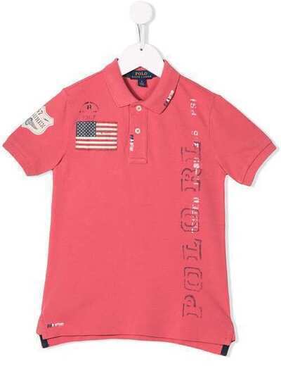 Ralph Lauren Kids рубашка-поло с принтом 712402001