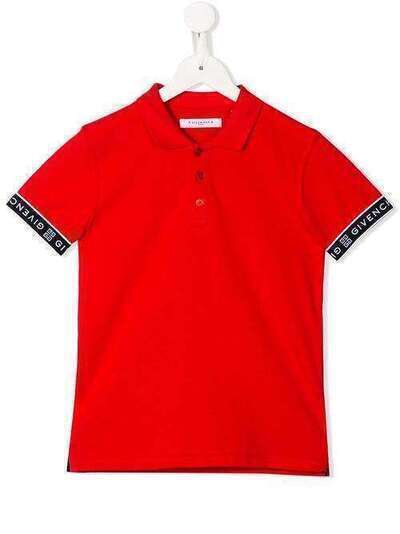 Givenchy Kids рубашка-поло с короткими рукавами и логотипом H25164991