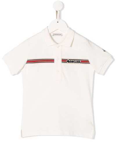 Moncler Kids рубашка-поло с логотипом 8A702208496W