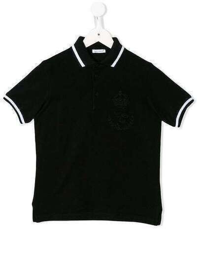 Dolce & Gabbana Kids рубашка-поло с логотипом L4JT8VG7VED