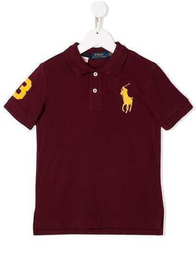 Ralph Lauren Kids рубашка-поло с вышитым логотипом 703635013