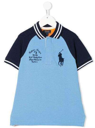 Ralph Lauren Kids рубашка-поло с вышитым логотипом 322786341