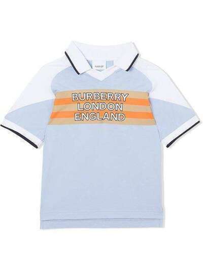 Burberry Kids рубашка-поло с логотипом 8025301