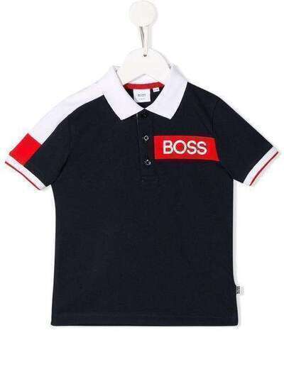 Boss Kids рубашка-поло с логотипом J25E29849