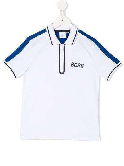 Boss Kids рубашка-поло на молнии J25E8310B