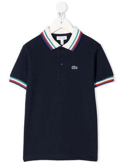 Lacoste Kids рубашка-поло с вышитым логотипом PJ491400QRN