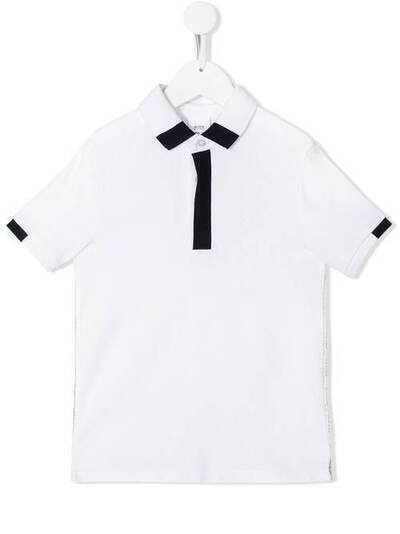 Boss Kids рубашка-поло с контрастной вставкой J25E9310B