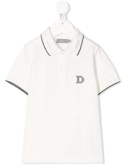 Baby Dior рубашка поло с принтом Daily Dior 0SBM23POLA