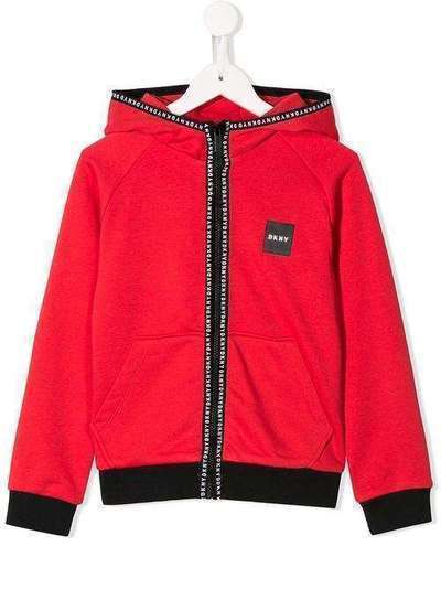 Dkny Kids худи с нашивкой-логотипом D25C85977