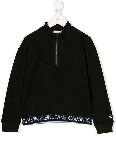 Calvin Klein Kids logo-hem sweater IG0IG00393