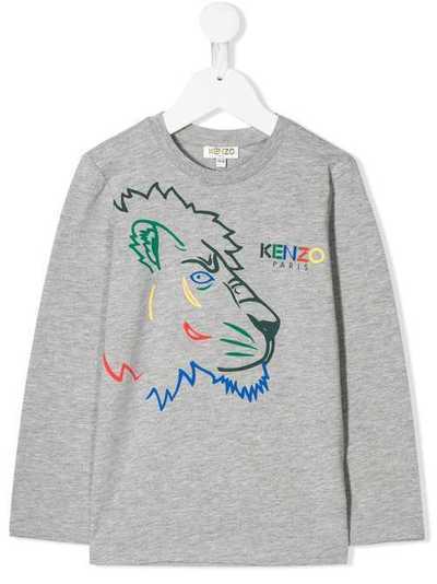 Kenzo Kids топ Tiger and Friends KP1073825