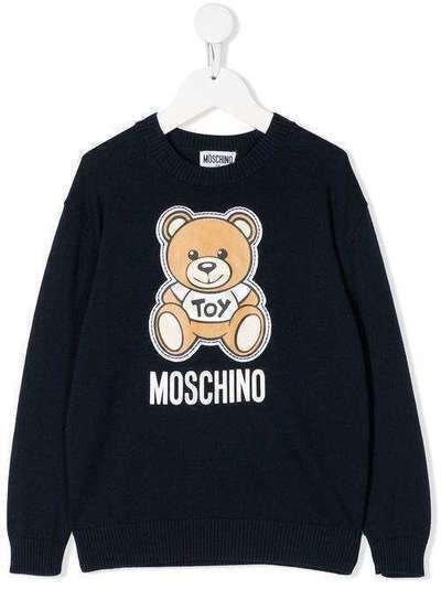 Moschino Kids джемпер Teddy Bear HYW00ALHE0340016
