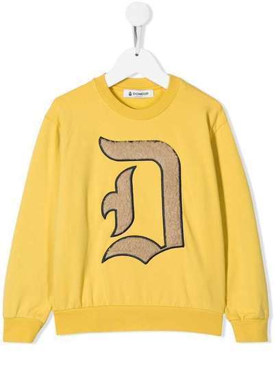 Dondup Kids толстовка с нашивкой D BF056FY0002BZ09