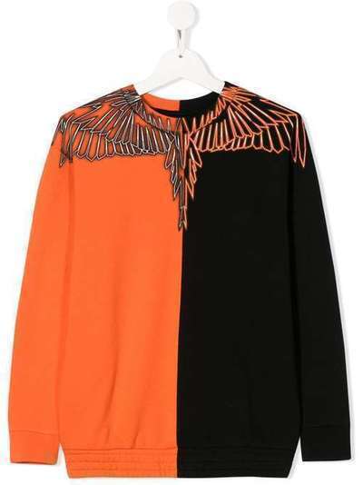 Marcelo Burlon County Of Milan Kids толстовка в двух тонах BMB20100020