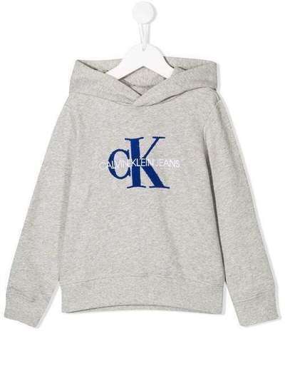 Calvin Klein Kids худи с вышитым логотипом IB0IB00178