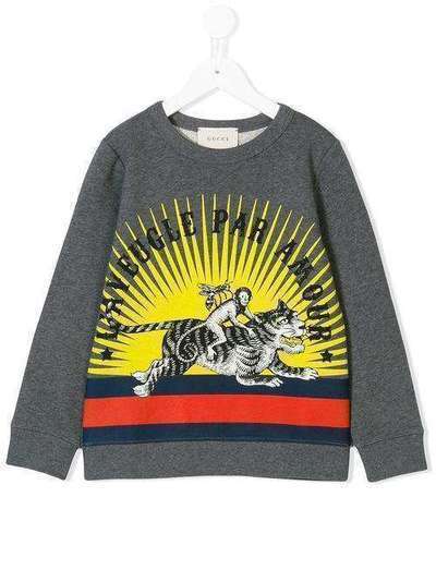 Gucci Kids толстовка с принтом 475722X5U42