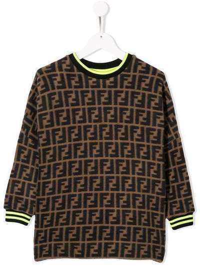 Fendi Kids джемпер с логотипом JFH086A8L5