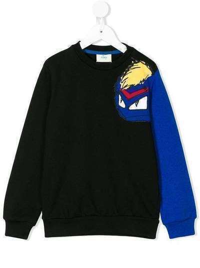 Fendi Kids толстовка 'Monster' JMH0735V0