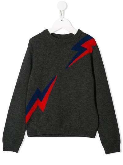 Zadig & Voltaire Kids джемпер с принтом Bolt X25161A81