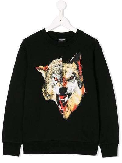 Marcelo Burlon County Of Milan Kids wolf print sweatshirt BMB20390020B010