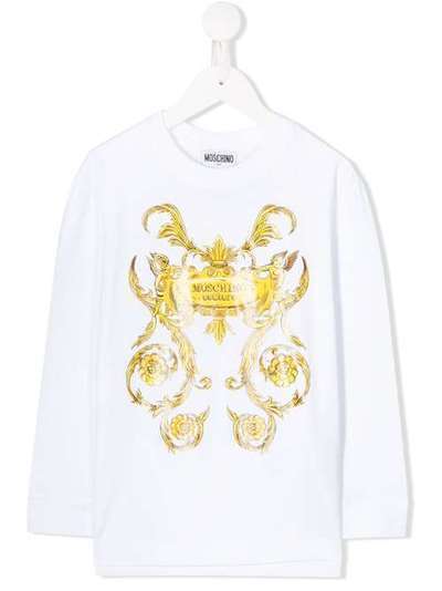 Moschino Kids толстовка с принтом Baroque HUM02KLBA1110101