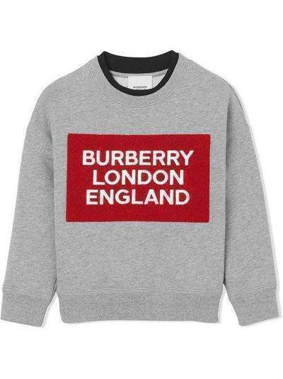 Burberry Kids толстовка с логотипом 8017838