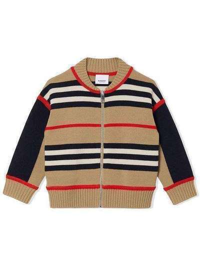 Burberry Kids полосатый кардиган 8030020