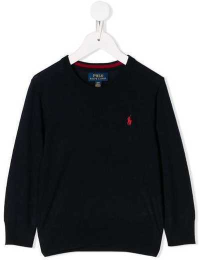 Ralph Lauren Kids джемпер с вышитым логотипом 321749887