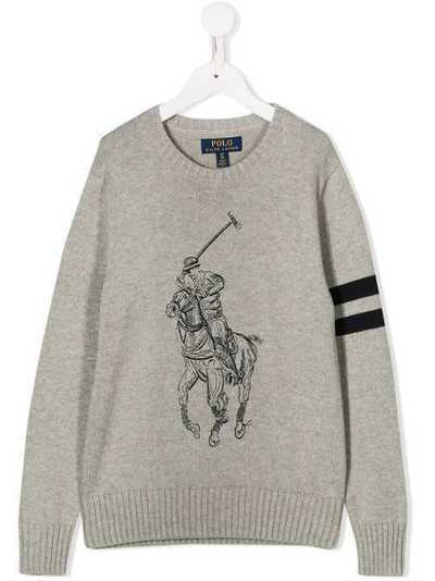 Ralph Lauren Kids трикотажный свитер с логотипом 758342001