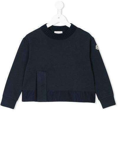 Moncler Kids свитер с круглым вырезом 8066205809AC