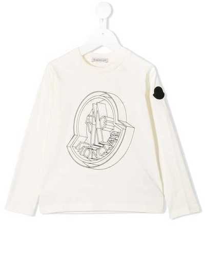 Moncler Kids толстовка с логотипом 802705083092