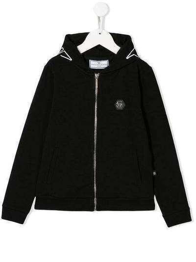 Philipp Plein Junior худи с принтом Skull S20CBJB0275PJO002N