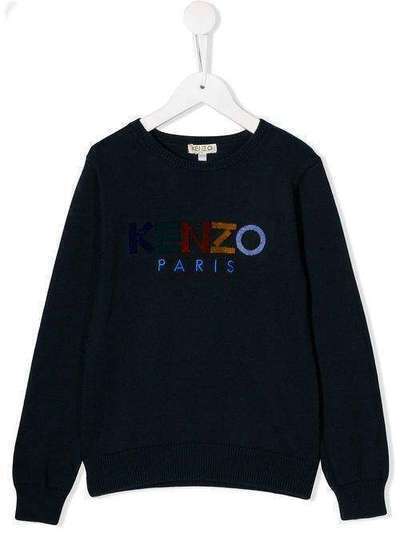 Kenzo Kids свитер с вышитым логотипом KP1855804