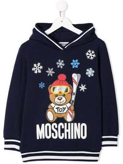 Moschino Kids худи Winter Bear HUF032LDA14