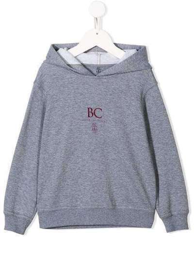 Brunello Cucinelli Kids худи с логотипом BAT319090GC043