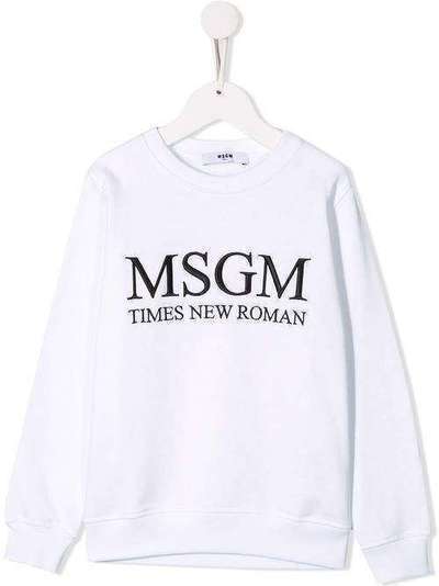 Msgm Kids толстовка с логотипом 20262