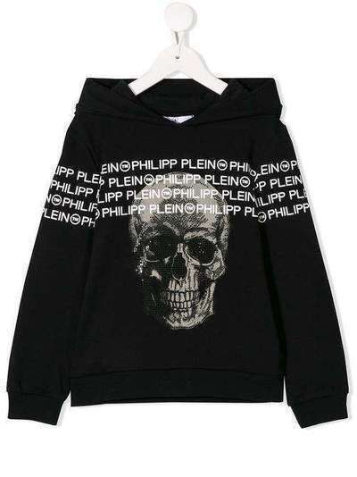 Philipp Plein Junior толстовка с принтом Skull A19CBJB0249PJO002N